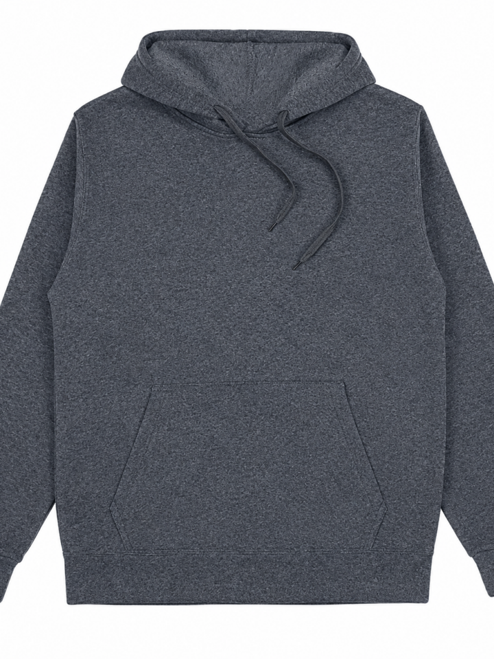 Heathered Grey Pullover Hoodie